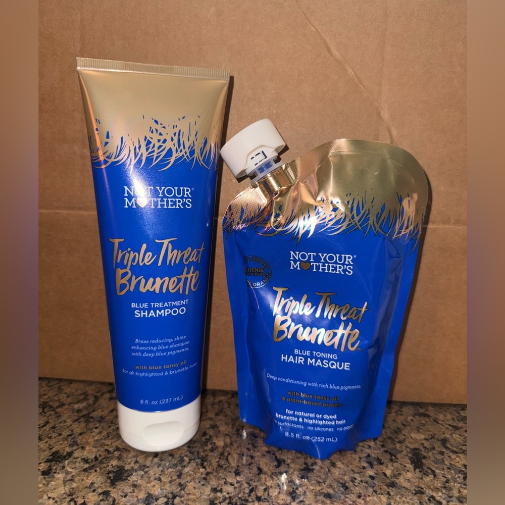 Triple Threat Brunette Blue Treatment Shampoo - Blue